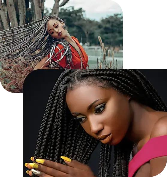 Professional hair braiding services in Los Angeles